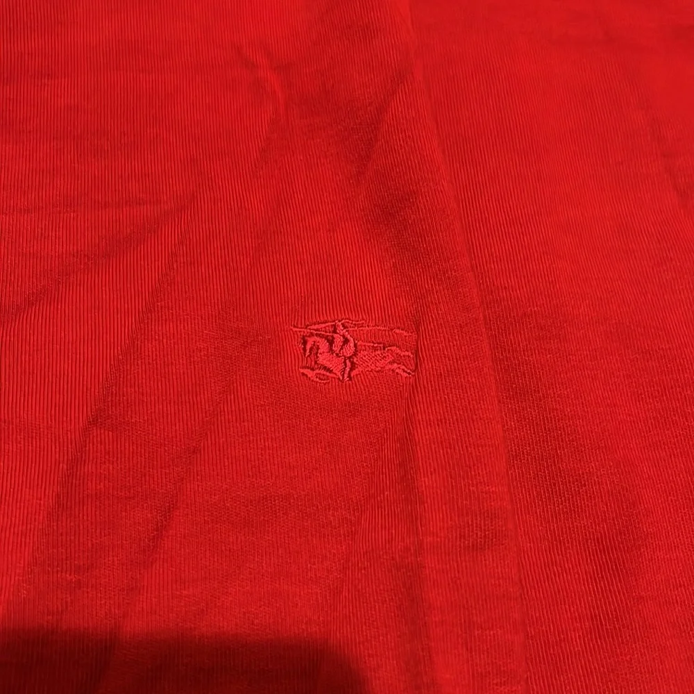 Burberry London Men's Dark Red 1/4 zip sweatshirt Large - Picture 5 of 10